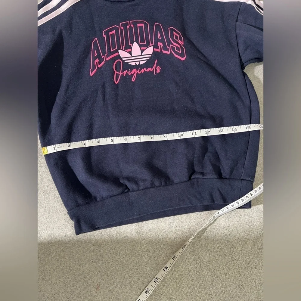 Adidas Girls Tracksuit Set XS | Hoodie & Leggings | 2 Piece Logo Outfit - Picture 5 of 7